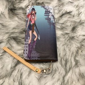 Nicole Lee Vintage Wristlet/Clutch/Wallet